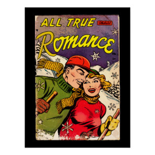 Pôster Todo Romance Verdadeiro #3 - Revista em Quadrinhos