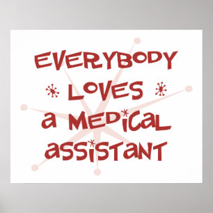 Pôster Todos ama um assistente médico