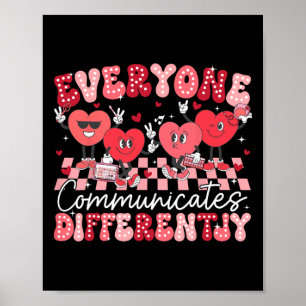 Poster Todos Comunicam de Maneira Diferente Educação Espe