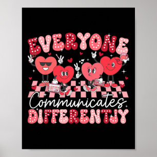 Poster Todos Comunicam de Maneira Diferente Educação Espe