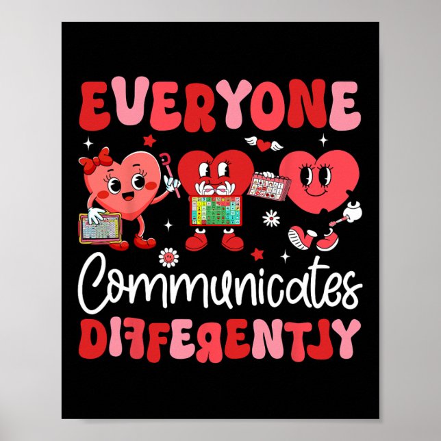 Poster Todos Comunicam de Maneira Diferente Terapia da Fa (Frente)