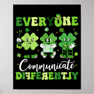 Poster Todos comunicam de maneira diferente terapia da fa