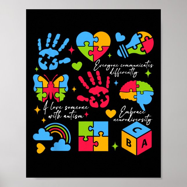 Poster Todos Comunicam Diferentemente Neurodiversidade P (Frente)