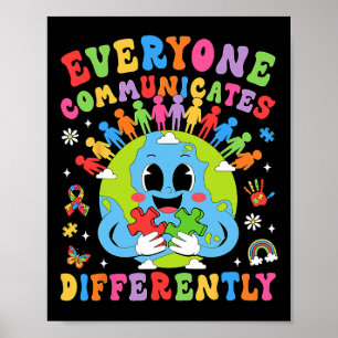 Poster Todos Comunicam Diferentes Discursos Autismo