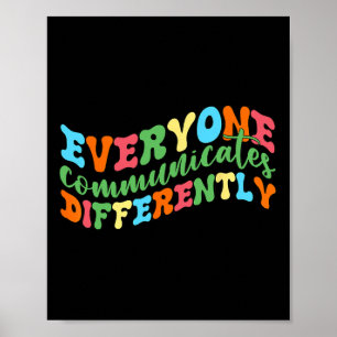 Poster Todos Comunicam Diferentes Discursos Autistas