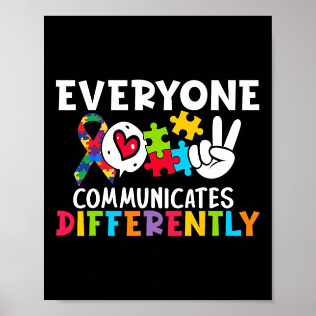 Poster Todos Comunicam Diferentes Terapias De Fala (Frente)
