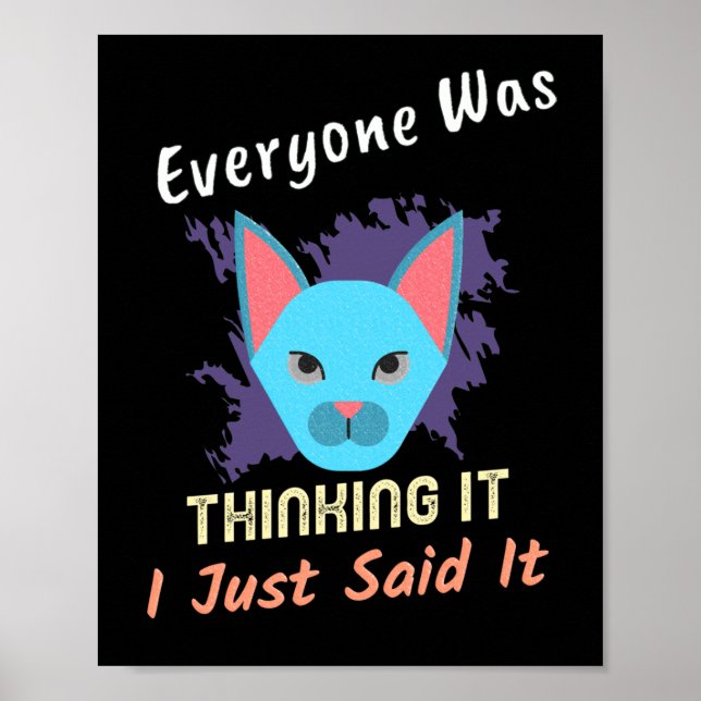 Poster Todos Estavam Pensando Que Eu Disse (Frente)