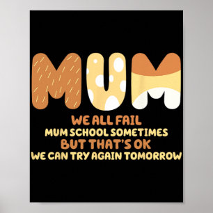 Poster Todos Falham Mãe Escola Presentes Dia das Mães Cit