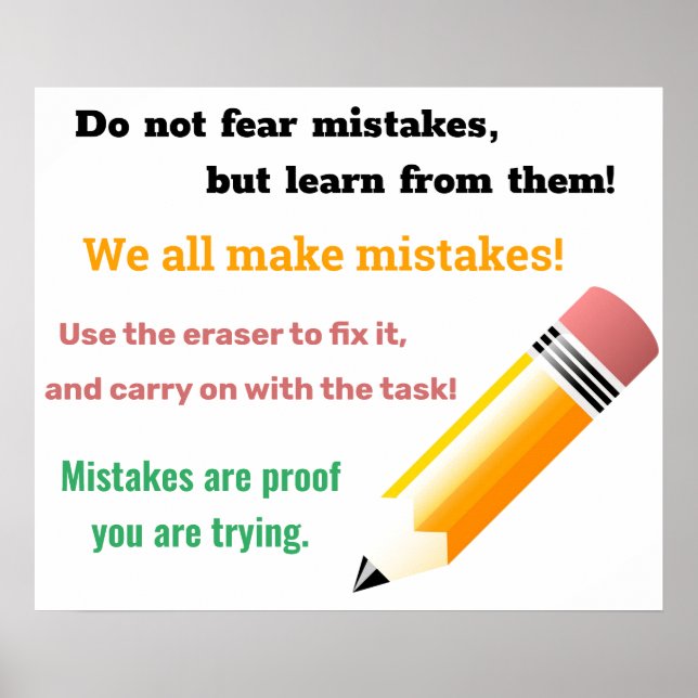 Poster Todos Nós Cometemos Erros (Frente)