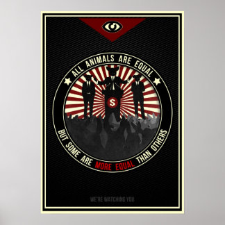 Poster Todos Os Animais São Iguais