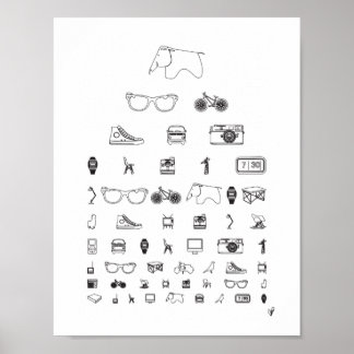 Pôster Todos os dias - branco