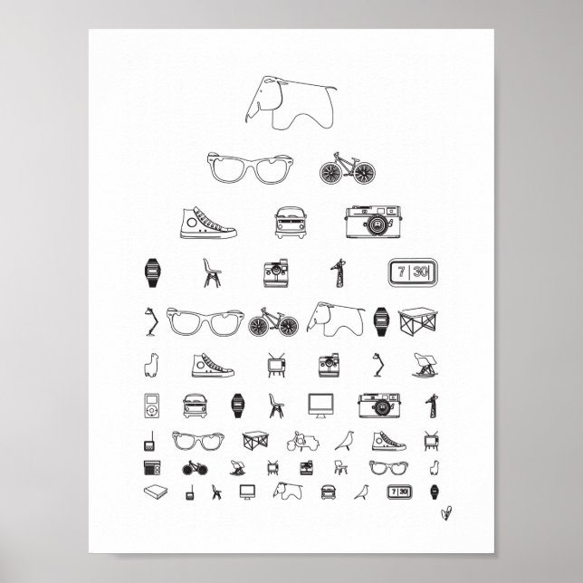 Pôster Todos os dias - branco (Frente)