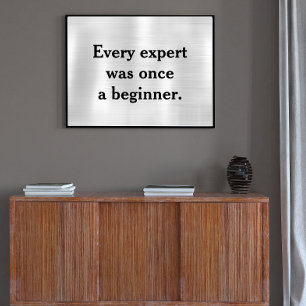 Poster Todos os especialistas eram um principiante