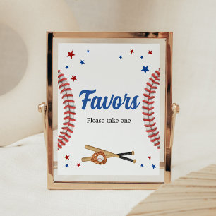 Poster Todos os Favoritos do Chá de fraldas de Baseball e