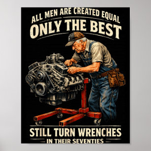 Poster Todos os homens são criados iguais apenas as chave