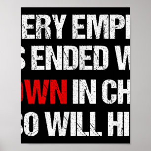 Poster Todos Os Impérios Acabaram Com Um Palhaço De Cobra