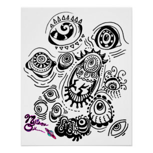 Pôster Todos Os Olhos Em Você, M13 Art Poster