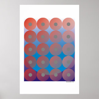 Poster Todos os pequenos círculos iguais