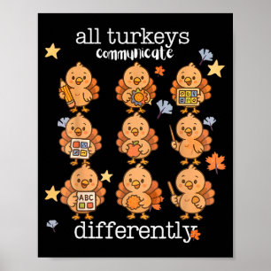 Poster Todos os Perus se Comunicam Diferentemente no Dia