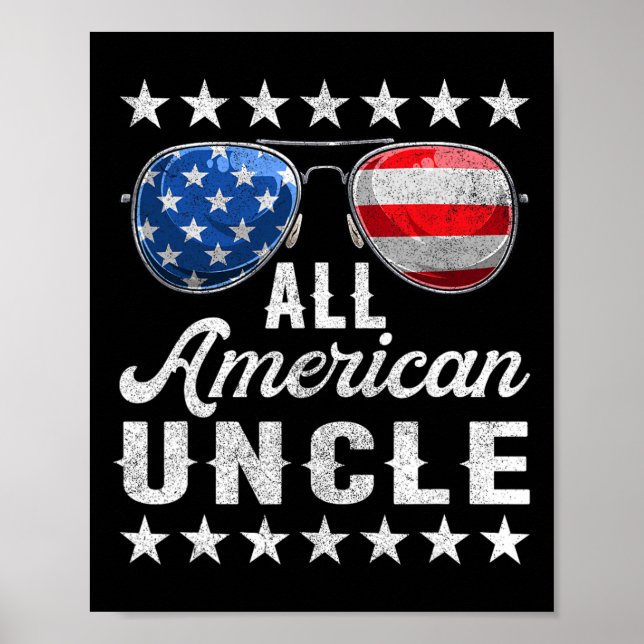 Poster Todos os Tios Americanos (Frente)