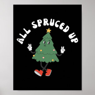 Poster Todos Pularam Bougie Xmas Engraçado Feliz Natal