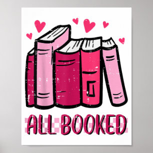 Poster Todos Registrados Engraçados Leitura de Livros Bib