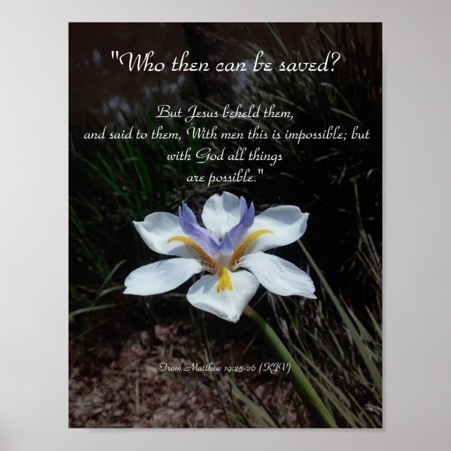 Pôster Todos são possíveis com Deus (Frente)