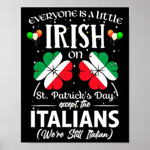 Poster Todos São Um Pouco Irlandeses No Dia De São Patríc