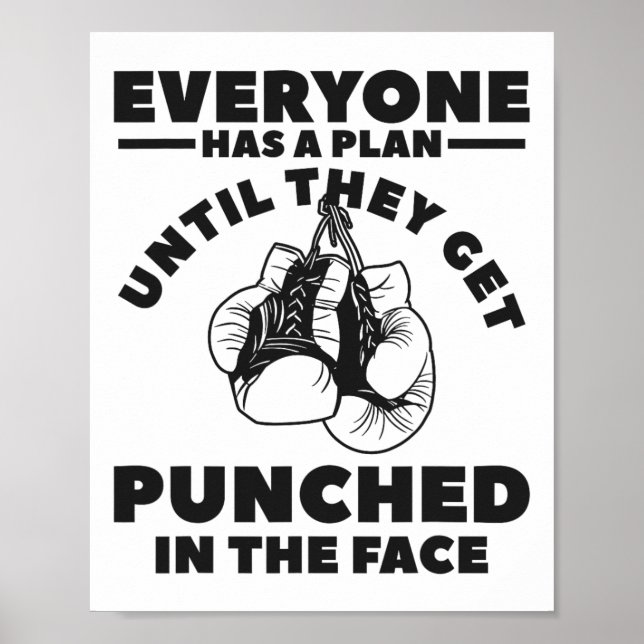 Poster Todos Têm Um Plano Até Serem Punidos No (Frente)