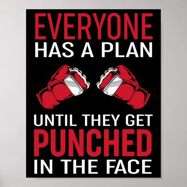Poster Todos Têm Um Plano Até Serem Punidos No (Frente)