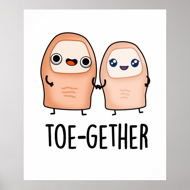 Poster Toe-gether Big Toe Pun (Frente)
