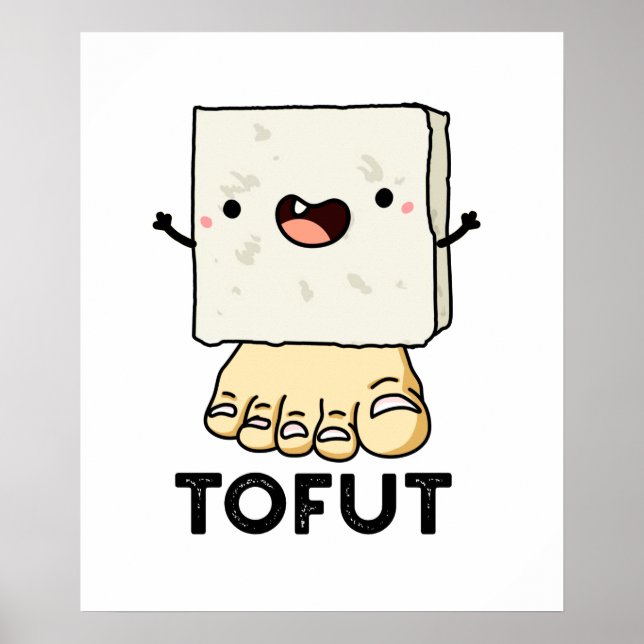 Poster Tofut Funny Tofu Pun (Frente)