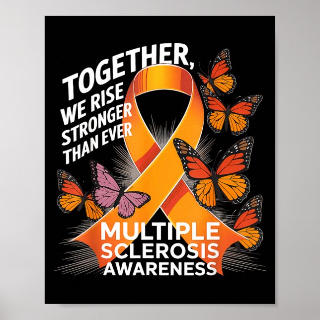 Poster Together We Rise Multiple Sclerosis Awareness Oran (Frente)
