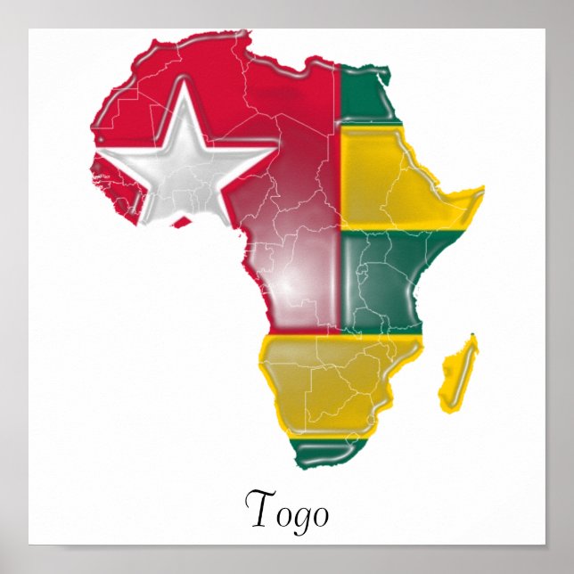 Pôster Togo, Togo (Frente)