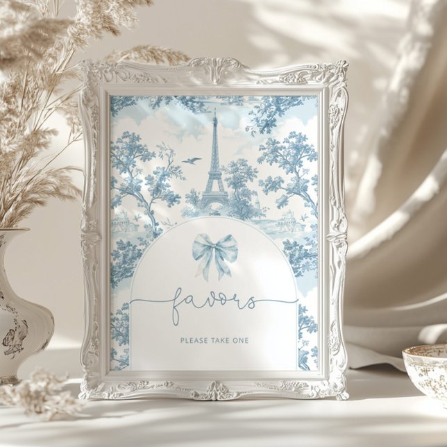 Poster Toile de Jouy Bonjour Favor bonjour bebe (Criador carregado)