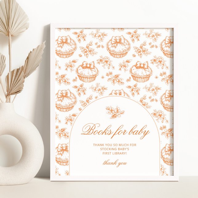 Poster Toile Little Cutie Livros neutros de gênero para b (Criador carregado)