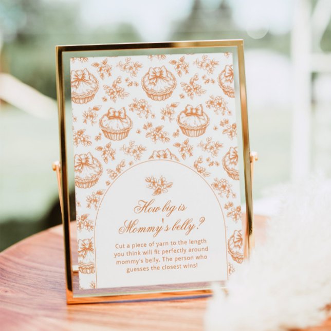 Poster Toile Little Cutie Quão grande é a barriga das mãe (Criador carregado)