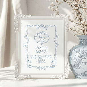 Poster Toile Vintage Chinoiserie Fralda raffle
