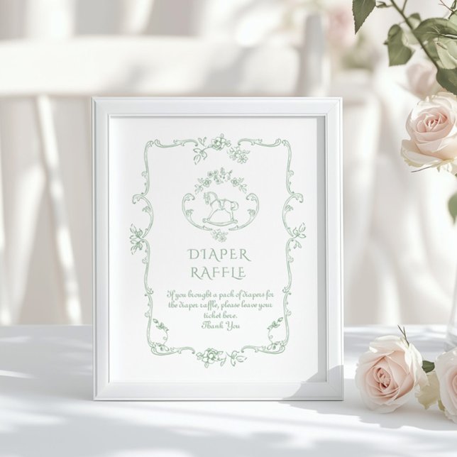 Poster Toile Vintage Chinoiserie Fralda raffle (Criador carregado)