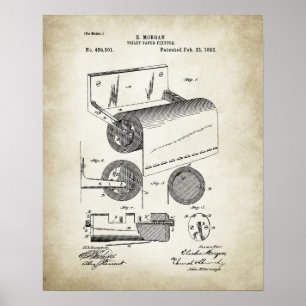 Poster Toilet Paper Roll  Patent
