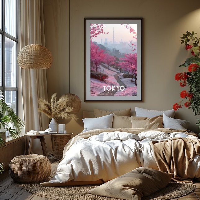 Pôster Tokio: Fotografía Artística con Coordenadas. (Criador carregado)