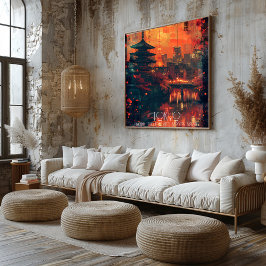 Pôster Tokio: Tradición Ancestral Modernidad Deslumbrante