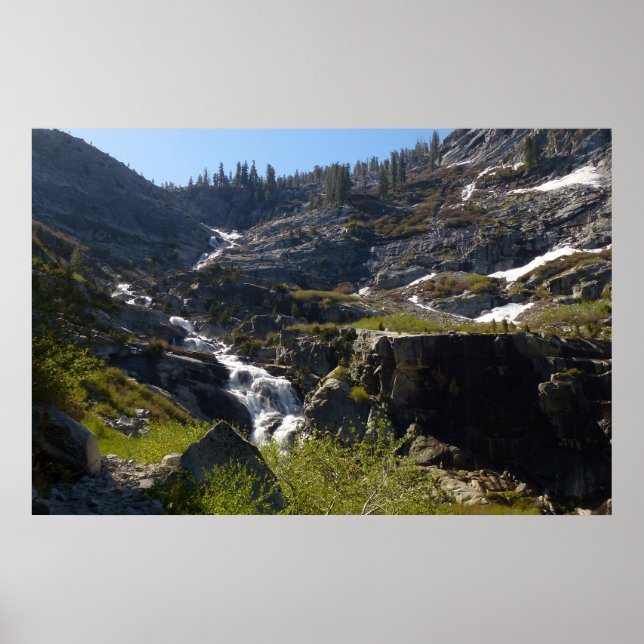Poster Tokopah Falls I no Parque Nacional Sequoia (Frente)