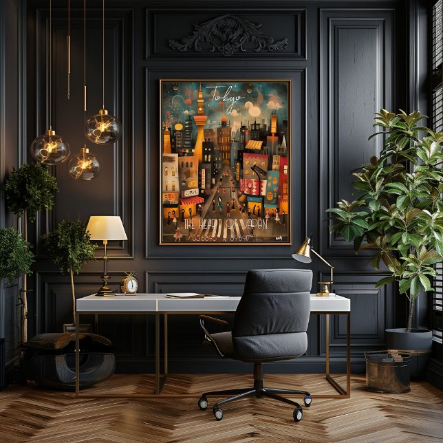 Pôster Tokyo: The Heart of Japan - Whimsical Art (Criador carregado)