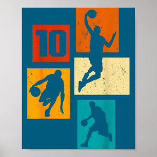 Poster Tolo 10 Basquetebol 10º Basquetebol Anos de Idade