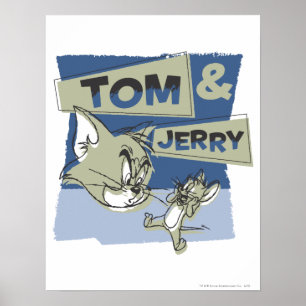 Poster Tom and Jerry Scaredey Mouse