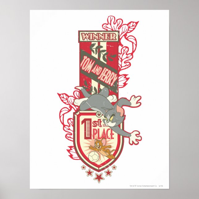 Pôster Tom e Jerry 1rua Place 1 (Frente)