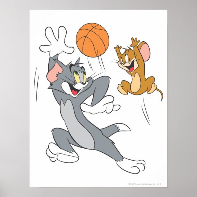 Poster Tom e Jerry Basbol 1 (Frente)