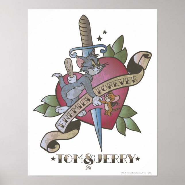Pôster Tom e Jerry Enemies para sempre 2 (Frente)