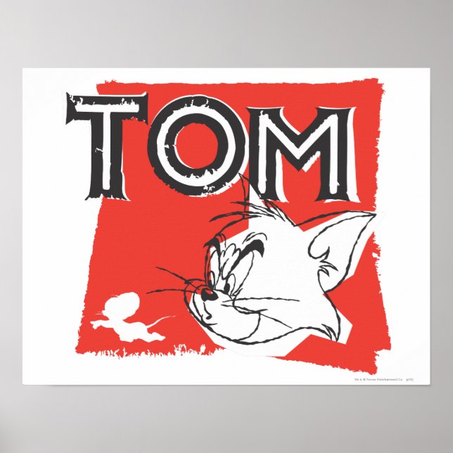 Poster Tom e Jerry Mad Cat (Frente)